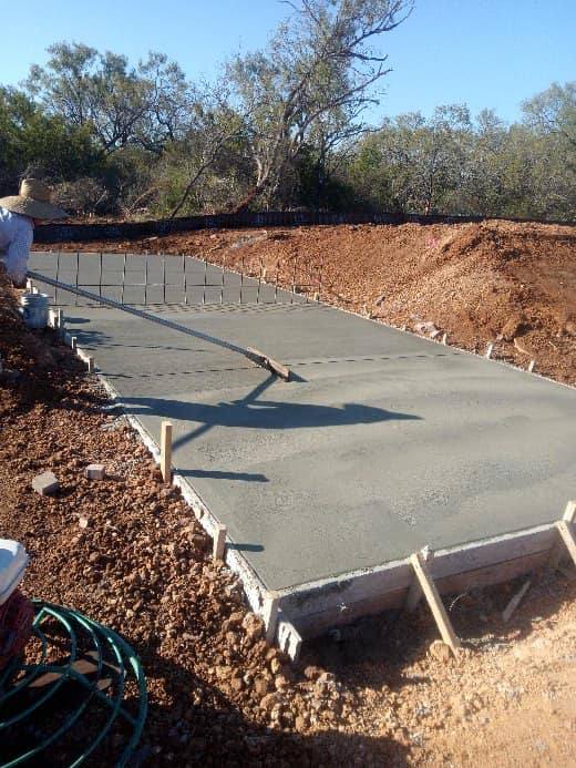 Parker Place, La Vernia: Detention and Retention Pond Slabs