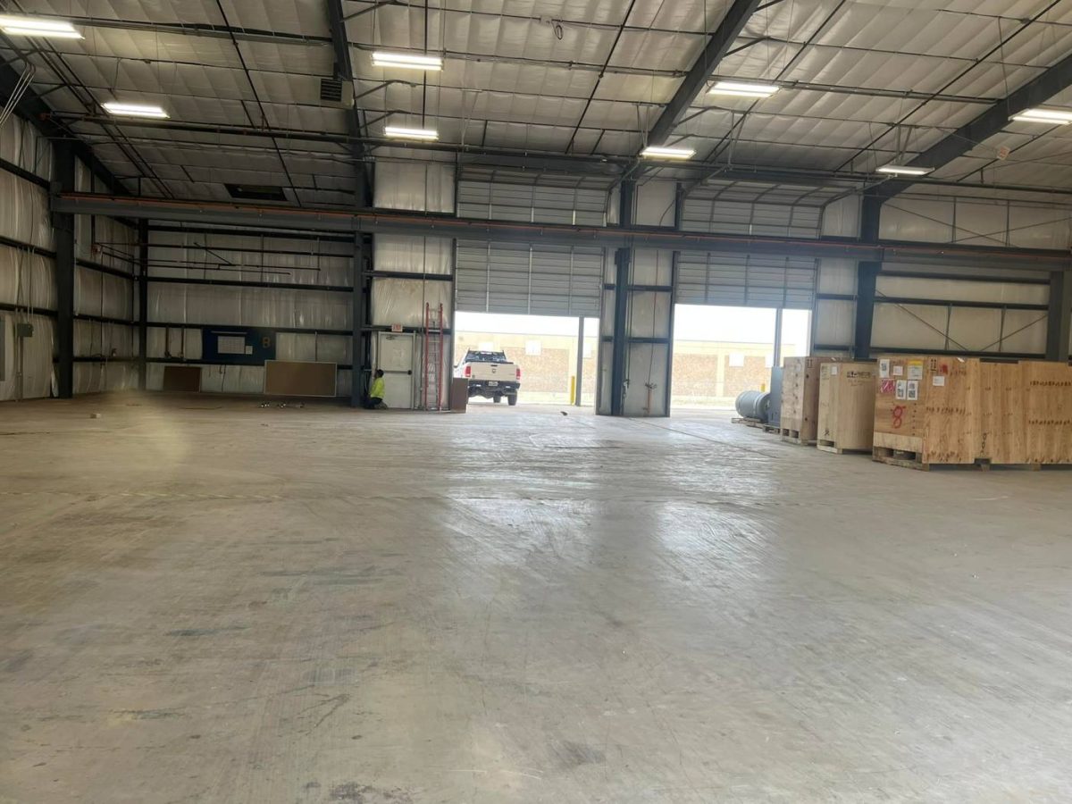 Tesla Warehouse: Slab Work and Equipment Pits