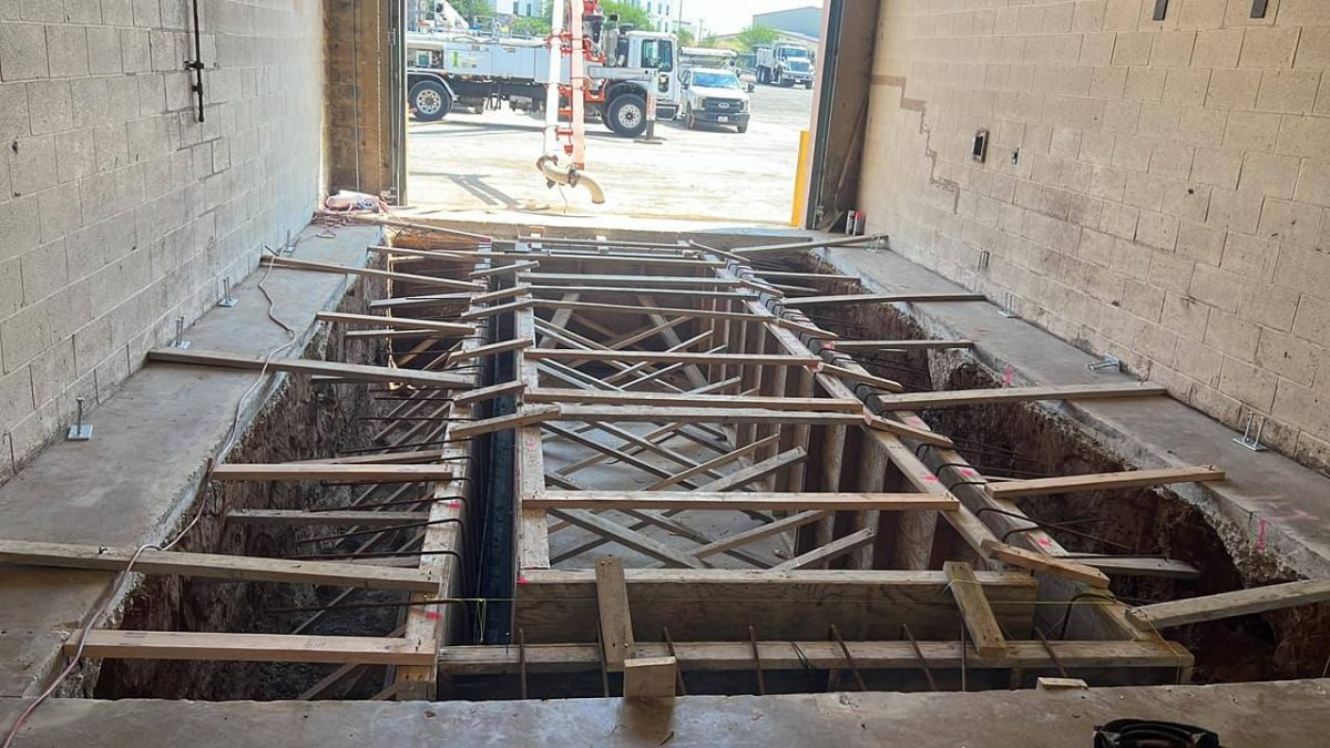 TxDOT Maintenance Facility: Wash-Out Pit