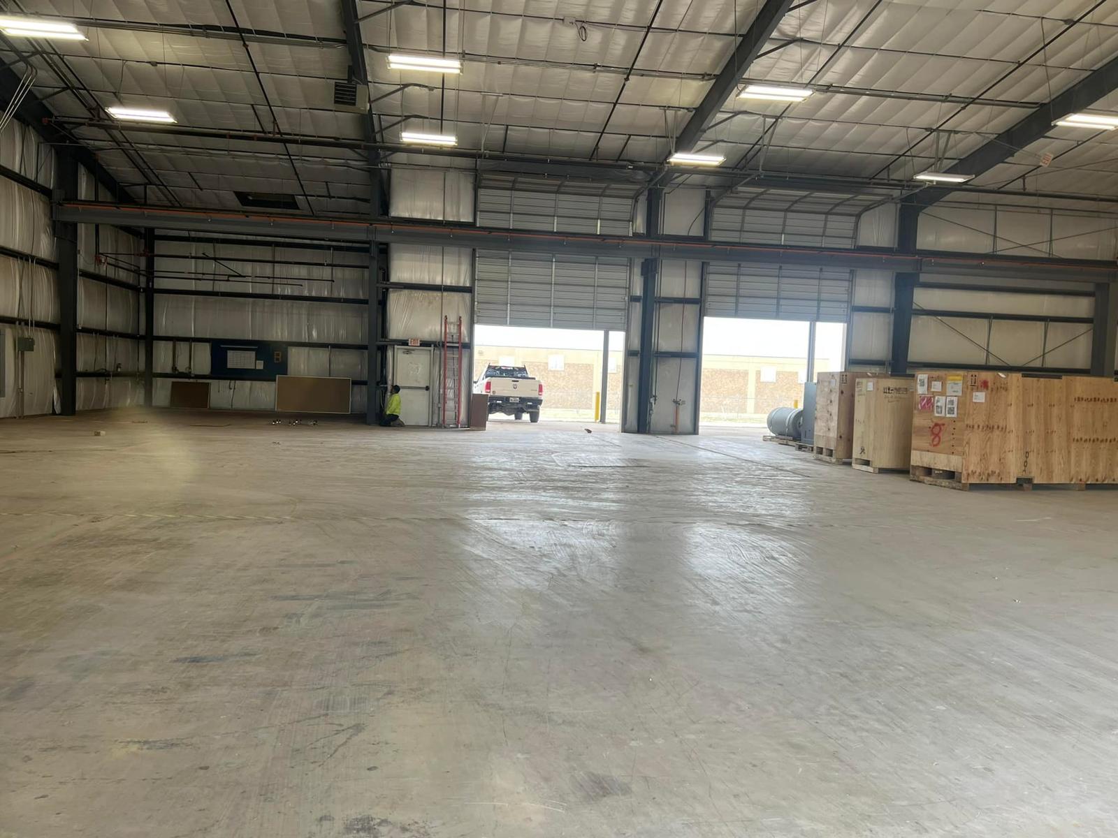 Tesla warehouse slab