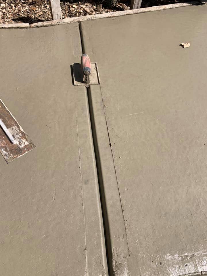 B Daddy's BBQ, Helotes: 1,2,3 Concrete project photo 5