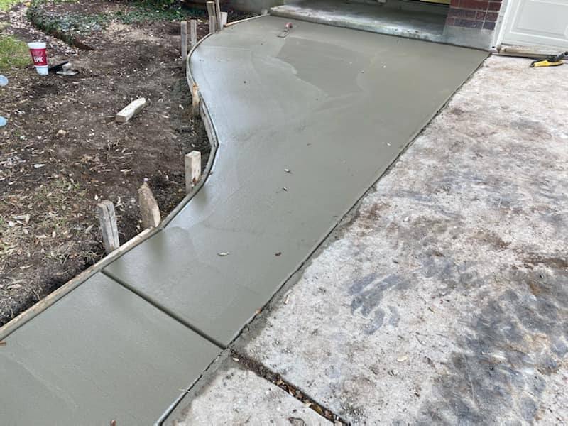 Driveway Extensions and Sidewalks: 1,2,3 Concrete project photo 5
