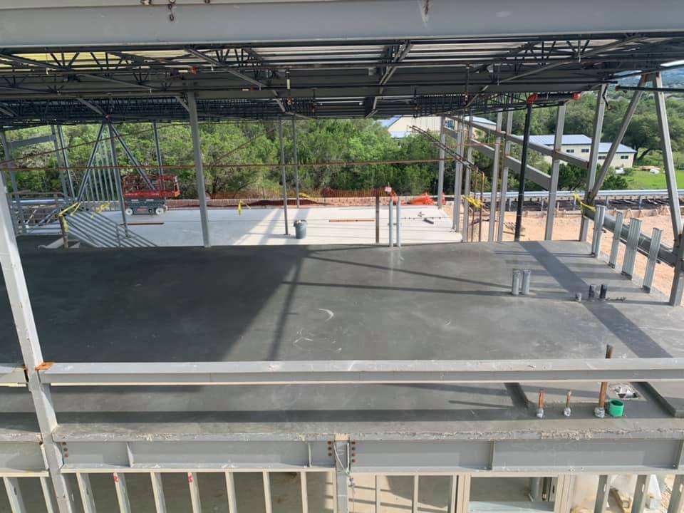 Second-Floor Mezzanine Slab with Stairs: 1,2,3 Concrete project photo 6