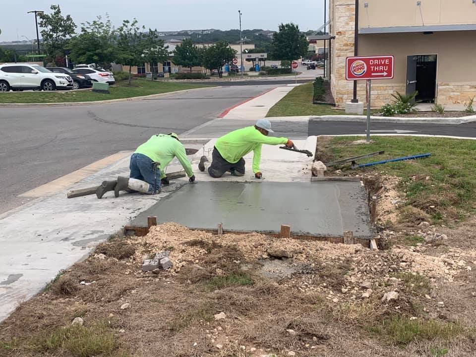 Evans Road Sidewalk Expansion: 1,2,3 Concrete project photo 4