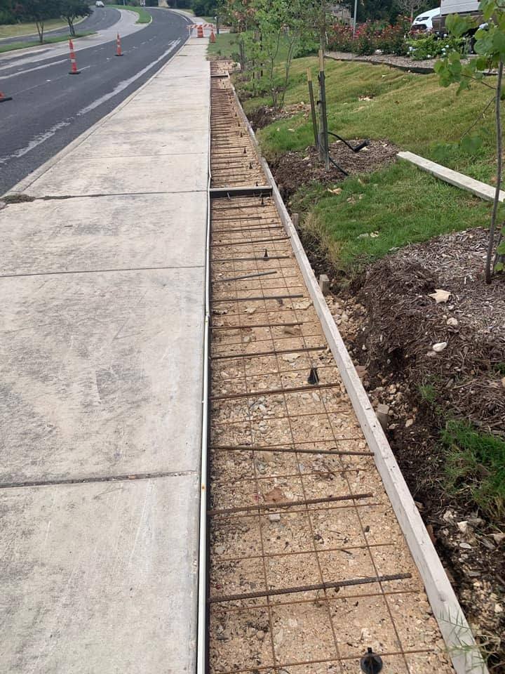 Evans Road Sidewalk Expansion: 1,2,3 Concrete project photo 6