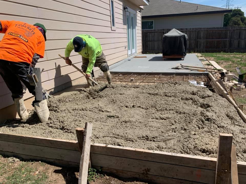 Patio Extensions, Slabs and a Storage Building Foundation: 1,2,3 Concrete project photo 6