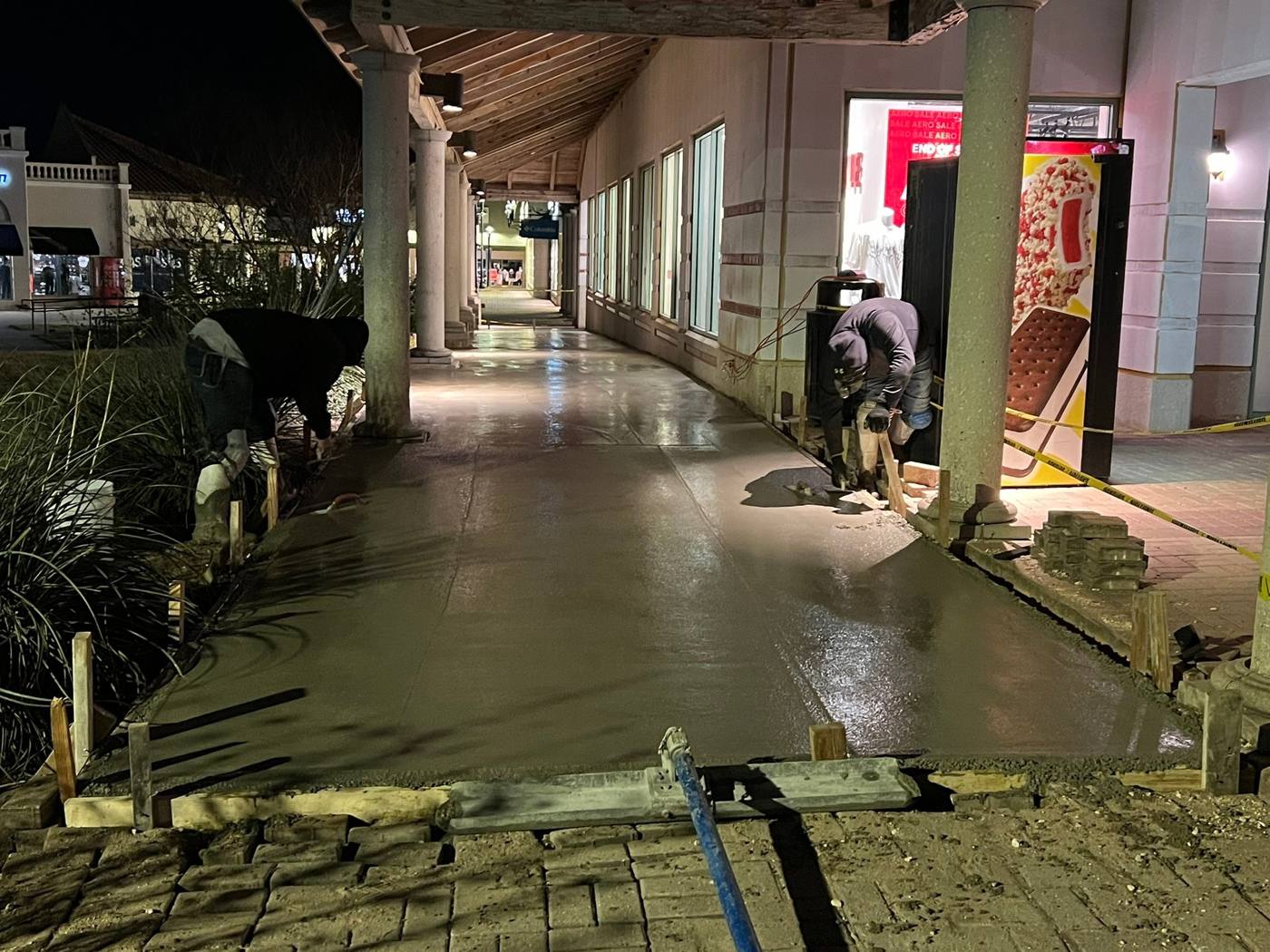 San Marcos Outlets: 1,2,3 Concrete project photo 5