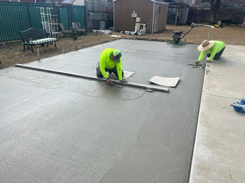 Selma and Floresville: 1,2,3 Concrete project photo 3